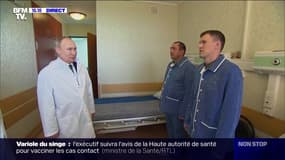 Vladimir Poutine rencontre pour la première fois des soldats blessés en Ukraine dans un hôpital moscovite