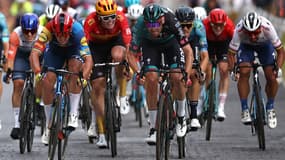 Jordi Meeus lors de la 21e étape du Tour de France, le 23 juillet 2023.