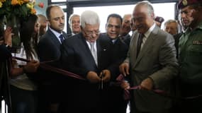 Le président Mahmoud Abbas lors de l'inauguration du musée palestinien, le 18 mai 2016.