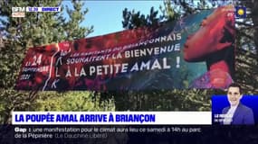 Hautes-Alpes: la marionnette géante Amal est arrivée à Briançon