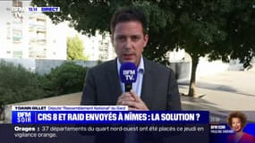 Fusillades à Nîmes: "Ce qu'il faut, ce sont de vrais effectifs supplémentaires et une justice avec une réponse pénale qui soit forte", pour Yoann Gillet (RN)