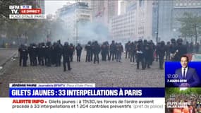 GIlets jaunes: 33 interpellations à Paris, tensions place d'Italie