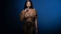 La chanteuse française Aya Nakamura, le 19 novembre 2020 dans le studio photo de l'AFP à Paris