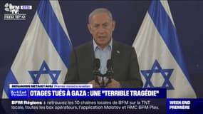 Benyamin Netanyahu: "La seule poursuite de la pression militaire [sur Gaza] permettra la libération de tous nos otages"