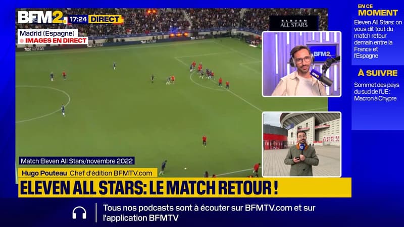 Eleven All Stars: Les français prêts pour leur match retour en Espagne