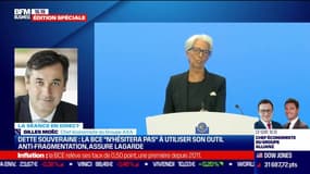 Gilles Moëc (Groupe AXA) : La BCE "n'hésitera pas" à utiliser son outil anti-fragmentation, assure Lagarde - 21/07