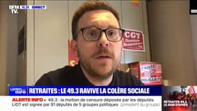 Arnaud Marcinkiewicz (CGT Cheminots): "Ce 49.3, on le prend pour nous"