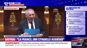 François Bayrou qualifie de “destructrice” la motion de censure déposée par la France insoumise