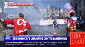 "Dès ce soir, il y aura une annonce unitaire de toutes les organisations syndicales" pour préparer la première journée de mobilisation contre la réforme des retraite, assure la secrétaire de la CGT