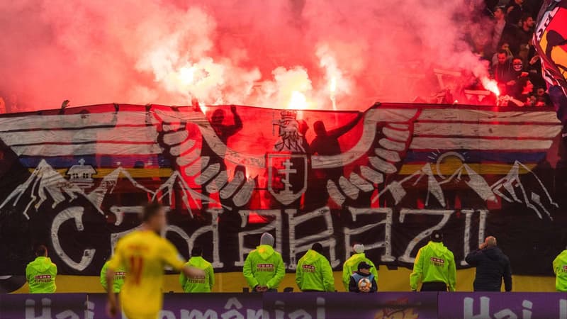 Supporters roumains