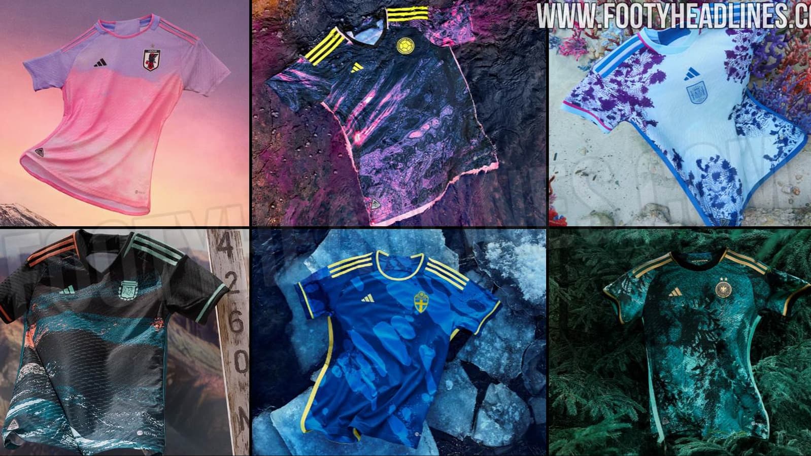 Maillots révélés par Footy Headlines
