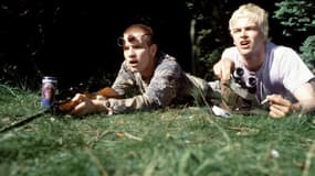 Rent Boy et Sick Boy, interprétés par Erwan McGregor et Jonny Lee Miller, dans Trainspotting (1996).