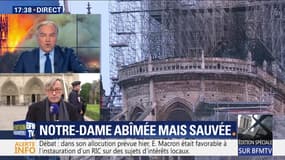 Notre-Dame abîmée mais sauvée (2/3)