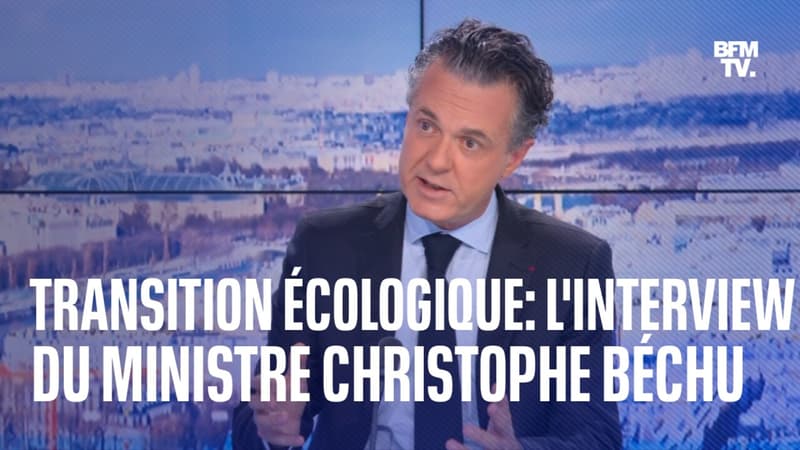 L'interview en intégralité de Christophe Béchu, ministre de la Transition écologique