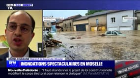 Inondations en Moselle: "Nous faisons face à une situation plus que dramatique et plus qu'historique" affirme Armel Chabane, maire LR de Bouzonville