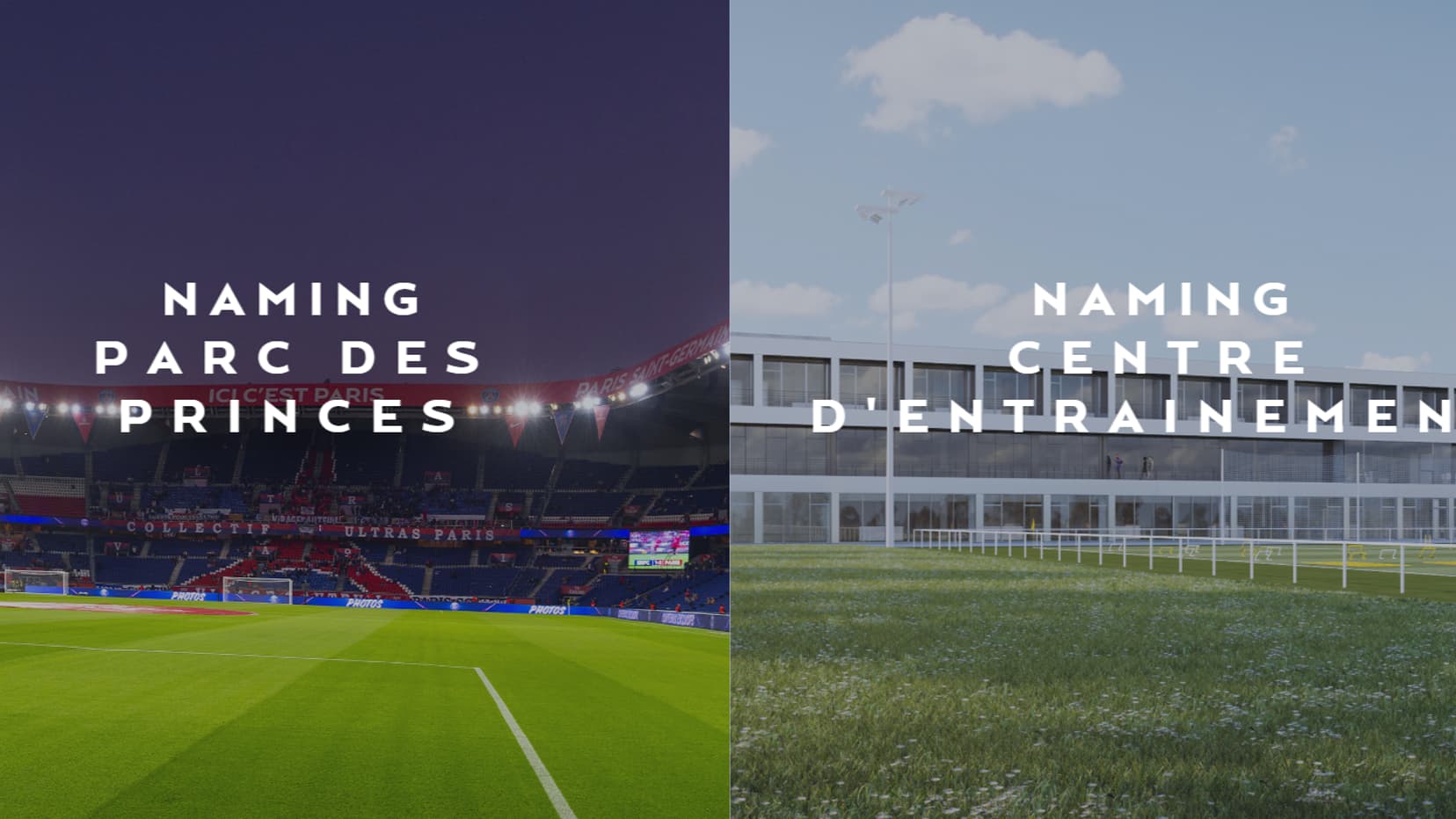 Le site du PSG consacré au naming de ses installations Le site du PSG consacré au naming de ses installations
