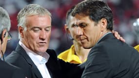 Rudi Garcia et Didier Deschamps