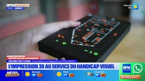 Normandie Business du mardi 17 septembre - L'impression 3D au service du handicap visuel 
