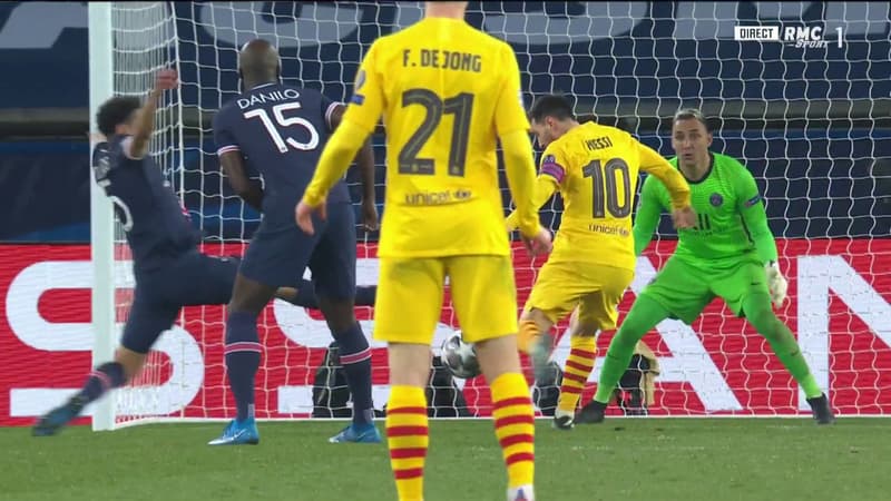 PSG-Barça: le sauvetage monstrueux de Marquinhos sur Messi