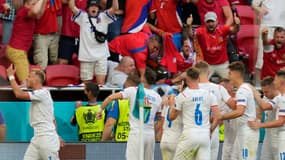 Le but des Tchèques en huitième de finale de l'Euro 2021