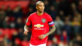 Ashley Young en League Cup avec Manchester United, le 18 décembre 20019