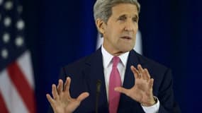 Le secrétaire d'Etat John Kerry le 2 septembre 2015 à Philadelphie (Pennsylvanie)