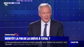 Grève dans le carburant: pour Bruno Le Maire, "il est sage de respecter l'accord conclu par la majorité"