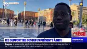 Les supporters des Bleus présents à Nice 