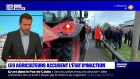 Inondations dans le Pas-de-Calais: les agriculteurs accusent l'état d'inaction