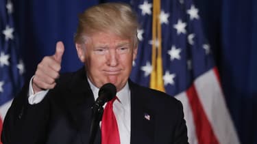 Donald Trump, le 27 avril au Mayflower Hotel de Washington.