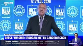 Grèce/Turquie: Recep Tayyip Erdogan met en garde Emmanuel Macron