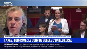 Budget: "On a le sentiment que c'est un peu le concours Lépine des taxations possibles", estime Jean-Virgile Crance, président de la Confédérations des acteurs du tourisme