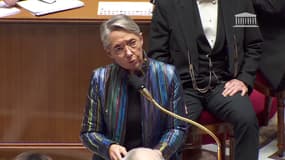 Élisabeth Borne à l'Assemblée nationale pour une séance de questions au gouvernement, ce mardi 6 décembre 2022.