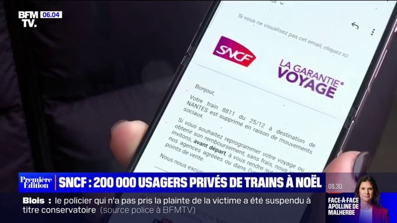 Grève SNCF: 200.000 usagers privés de trains pour le week-end de Noël
