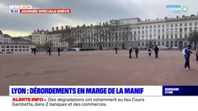 Fin de parcours agitée à Lyon en marge de la manifestation contre la réforme des retraites