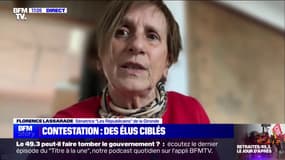 Retraites: la sénatrice LR Florence Lassarade, ciblée par des tags haineux, se dit "victime indirecte du système"