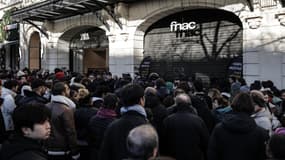 La file d'attente devant la Fnac, ce 3 janvier 2025