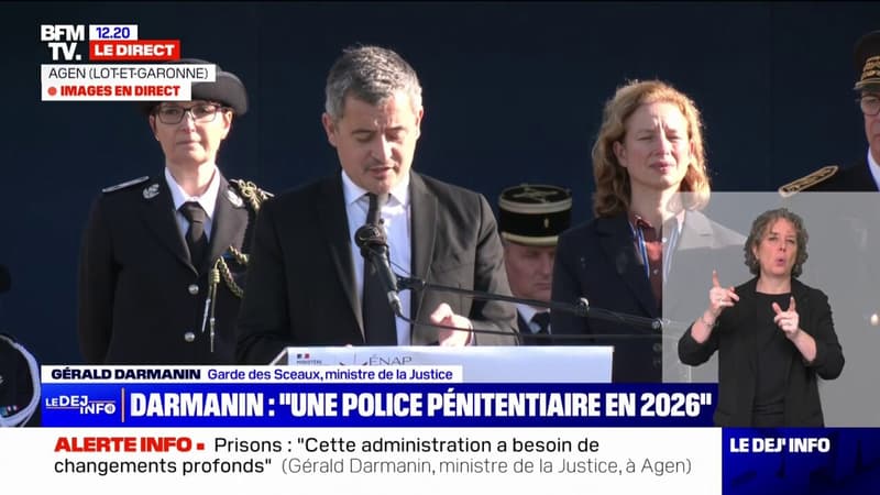 Prisons: Gérald Darmanin estime que les conséquences de la surpopulation carcérale 