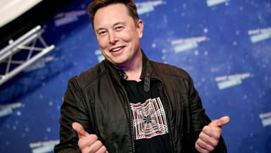 Le patron de Tesla et SpaceX Elon Musk, à Berlin le 1er décembre 2020 pour la cérémonie du prix Axel Springer Award