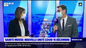 Covid-19: "le 15 décembre on pense ouvrir à Sainte Musse une nouvelle unité covid de 15 lits", déclare Yann Le Bras, directeur de l'hôpital intercommunal de Toulon 