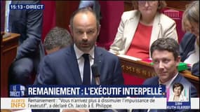 Édouard Philippe soutient que le gouvernement "ne transigera en rien sur les engagements pris" par Emmanuel Macron