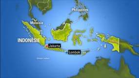 Situation de lîle indonésienne de Lombok.