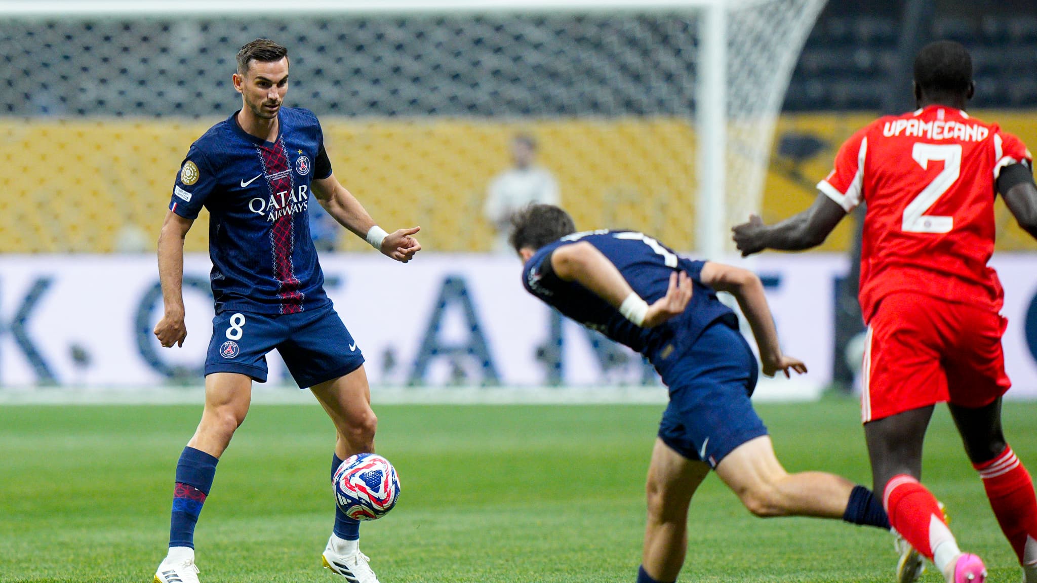 Fabian Ruiz face au Bayern Munich lors de la Coupe du monde des clubs, le 5 juillet 2025. Fabian Ruiz face au Bayern Munich lors de la Coupe du monde des clubs, le 5 juillet 2025.