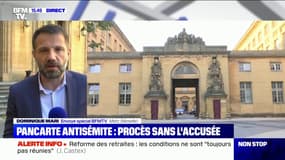 Pancarte antisémite: l'accusée est absente du procès qui se tient ce mercredi au tribunal correctionnel de Metz
