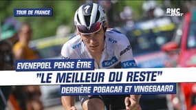 Tour de France : Evenepoel lucide sur son niveau face à Pogacar et Vingegaard