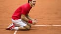 Roger Federer submergé par l'émotion