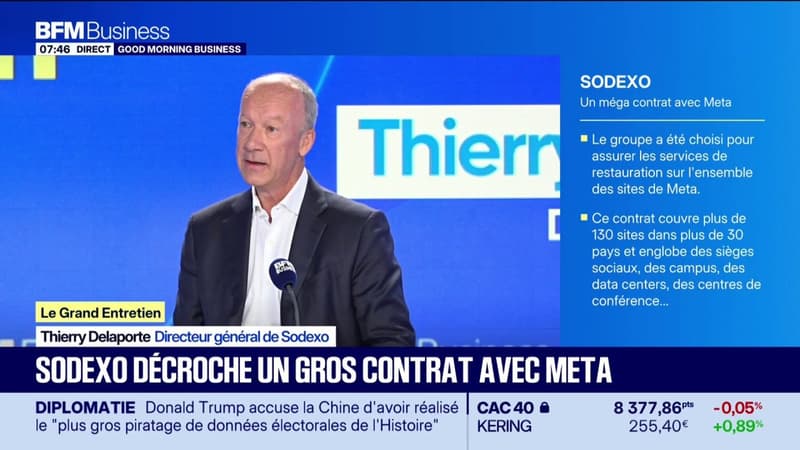 Sodexo décroche un gros contrat avec Meta