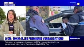 Lyon: vitesse limitée à 30 km/h, les premières verbalisations