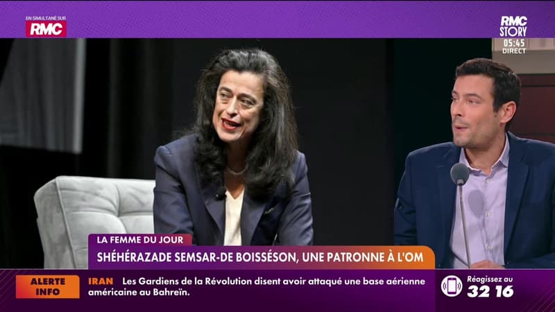 Le Portrait d'Antoine Salva : Shéhérazade Semsar-de Boisséson, une patronne à l'OM - 03/03