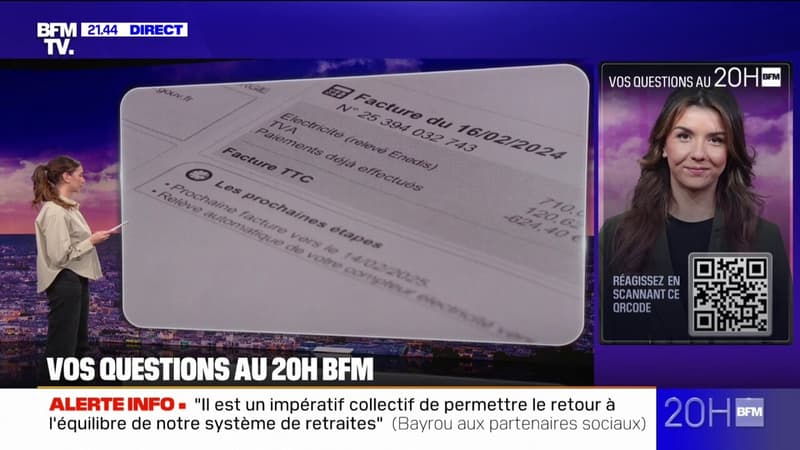 VOS QUESTIONS AU 20H BFM - Pourquoi les taxes augmentent sur la facture d'électricité ?